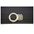 Pochette Rodo in gros-grain blu e raso nero w. Cristalli Borsetta Catena Argento - vista 5