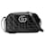 Gucci GG Marmont pequena bolsa de ombro Preto Couro  ref.446401