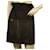 Thakoon Cuir d'agneau noir et laine Angora Paper Waist Minijupe Taille 4  ref.446404