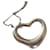 Tiffany & Co open heart necklace. Silvery Silver  ref.446431