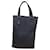 sac cabas Christian Dior Shopper Cuir Toile Noir  ref.447019