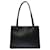 Precioso bolso Chanel Cabas en piel lisa negra Negro Cuero  ref.447685