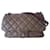 Timeless CLASSIC CHANEL BAG Black Grey Leather Tweed  ref.446441