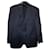 Burberry BARRIE rayé gris foncé 3 veste de costume à boutonnage simple Laine Gris anthracite  ref.446699