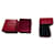 Neue Cartier Ringschatulle mit Überbox Rot  ref.447571