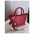 Longchamp MAILBOX Handtasche rot Leder klein - Ansicht 6