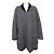 ARNYS LONG COAT L 54 CASHMERE HERRINGBONE PATTERN GRAY CASHMERE COAT JACKET Grey