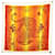 Hermès NUOVA SCIARPA HERMES JUNGLE LOVE RAINBOW H003369S IN SETA SCIARPA IN SETA ARANCIO NUOVO Arancione  ref.447833