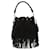 Saint Laurent Emmanuelle Fringe Shoulder Bag Noir  ref.447918