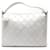 Autre Marque CHANEL SHOPPING HANDBAG IN WHITE QUILTED LEATHER SQUARE QUILTED TOTE BAG  ref.447994