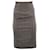Dolce & Gabbana Plaid Pencil Skirt in Grey Virgin Wool  ref.448018