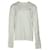 Autre Marque Acne Studios Langarm-T-Shirt aus cremefarbener Baumwolle Weiß  ref.448094