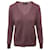 Loro Piana V-Neck Sweater in Purple Cashmere Wool  ref.448121
