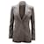 Dolce & Gabbana Karierter Blazer aus grauer Schurwolle  ref.448175