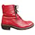 Sartore p boots 38,5 Red Leather  ref.448194