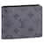Louis Vuitton LV Slender wallet eclipse reverse Grey Leather  ref.449027
