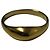 Autre Marque Anello Maria Nera Ester 60 in argento sterling placcato oro