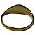 Autre Marque Anello Maria Nera Ester 60 in argento sterling placcato oro - vista 4