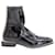 Fendi Fframe Stiefeletten mit eckiger Zehenpartie aus schwarzem Nylon Polyamid  ref.449473