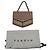 Borsa a Tracolla Sandro Lou in Pelle Blush - vue 10
