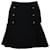 Alexander McQueen Military Mini Skirt in Black Wool  ref.449515