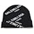 gorro tricotado com logotipo BALENCIAGA / gorro tricotado / em algodão / BLK / padrão total Preto  ref.449681