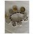 Braccialetto con ciondoli Chanel in acciaio argento e oro Silver hardware Gold hardware - vista 10