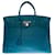 Hermès HERMES BIRKIN 40 petrol blue Togo leather, palladium silver metal trim  ref.450634