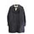 [Occasion] Burberry London BURBERRY LONDON Doublure Nova Check Silk Blend Trench Coat BBA87-102-09 L Noir Coton  ref.450704