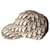 Monogramm-Kappe von Dior Weiß Beige Baumwolle  ref.496452