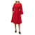 Vestido Lemaire Roja  ref.451534