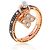 Anello d'oro originale Roberto Coin Princess - vista 2