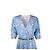 Vestido Alexander Terekhov con estampado Azul - vista 2