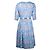 Vestido Alexander Terekhov con estampado Azul - vista 4