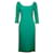 Grünes Kleid von Dolce & Gabbana Viskose  ref.454203