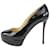 Christian Louboutin Women's 38.5 Black Patent Bianca Platform Heels  ref.454341