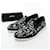 [Usado] Bom estado ■ DOLCE & GABBANA Dolce & Gabbana Slip-on Slip-on Sneaker Tamanho Tamanho 8.5 (equivalente a 26.5 cm) preto x branco Couro Borracha  ref.454363