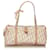 Dior Brown Dior Oblique Romantique Canvas Handbag Beige Leather Cloth Pony-style calfskin Cloth  ref.454440