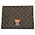 Pochette vintage Louis Vuitton in tela monogram marrone  ref.454605