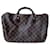 Louis Vuitton Speedy bag 35 Dark brown Leather  ref.454675