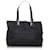 Chanel Black New Travel Line Nylon Tote Bag Leather Pony-style calfskin Cloth  ref.454771