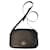 Coach Handbags Black Dark brown Gold hardware Leather Cloth  ref.454881