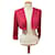 Paule Ka Jackets Pink Red Cotton Elastane  ref.454890