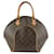 Louis Vuitton Eingestellt Monogram Ellipse MM Shell Bowler-Tasche Leder  ref.455206