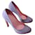 Sergio Rossi Heels Lavender Deerskin  ref.455314