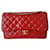 Timeless Chanel Classic red bag Leather  ref.455363