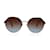 Emilio Pucci Neue Frauen-Bronze-Sonnenbrille EP0150 36F 59-18 140 MM Braun Metall  ref.456220