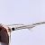 Karl Lagerfeld Vintage weiße Sonnenbrille Mod. 106 55-14 140 MM - Ansicht 5