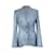 Dolce & Gabbana Giacca Blazer In Seta Azzurro Taglia 40 IT Blu  ref.456399