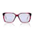 Autre Marque Vintage Brown Grey Unisex Square 87 210 Eyeglasses 57/15 145MM Acetate  ref.456616